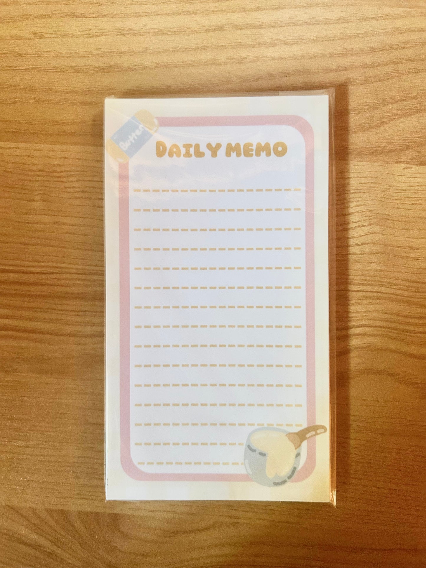 Baking memo pad
