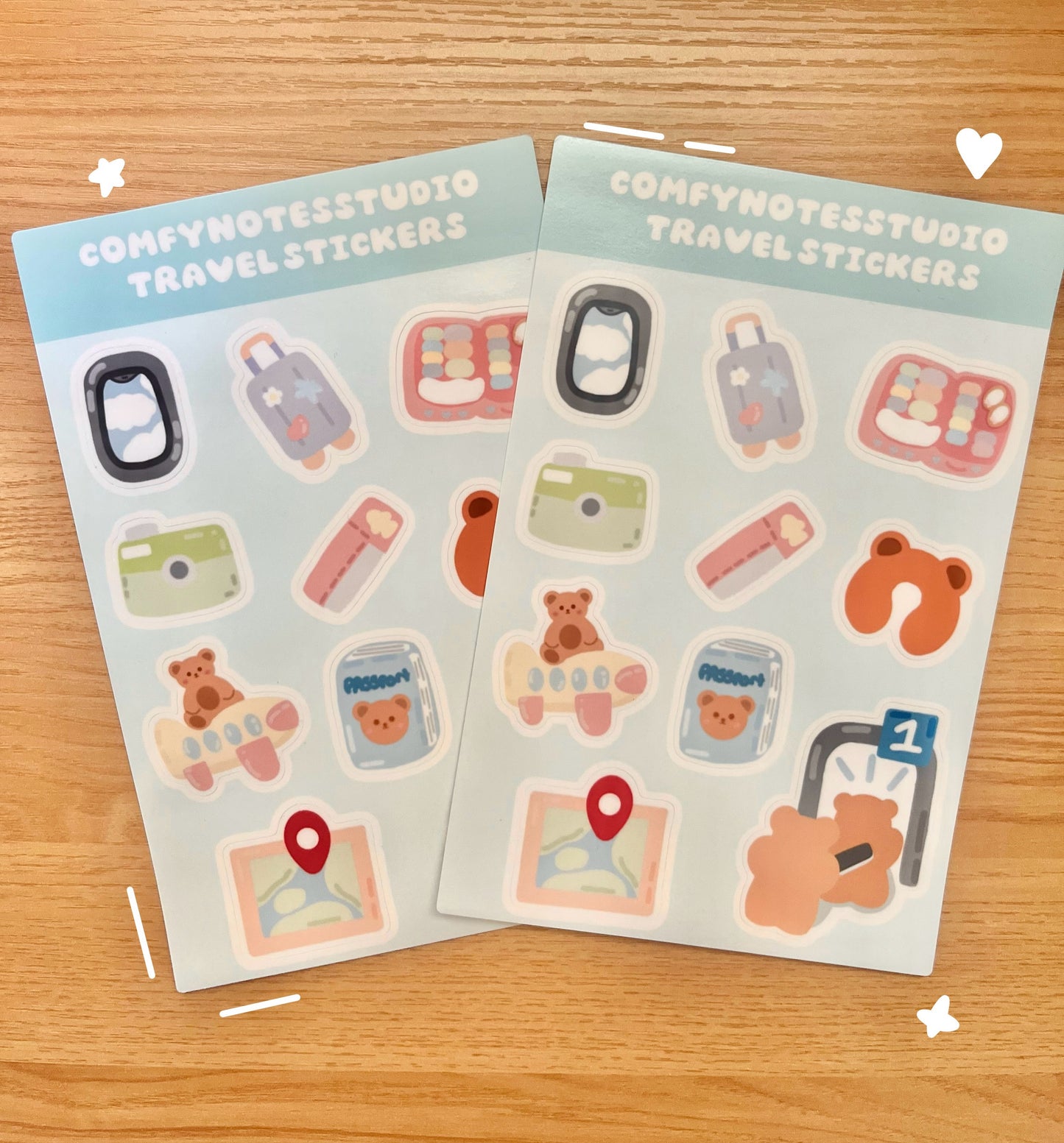 Travel Sticker Sheet