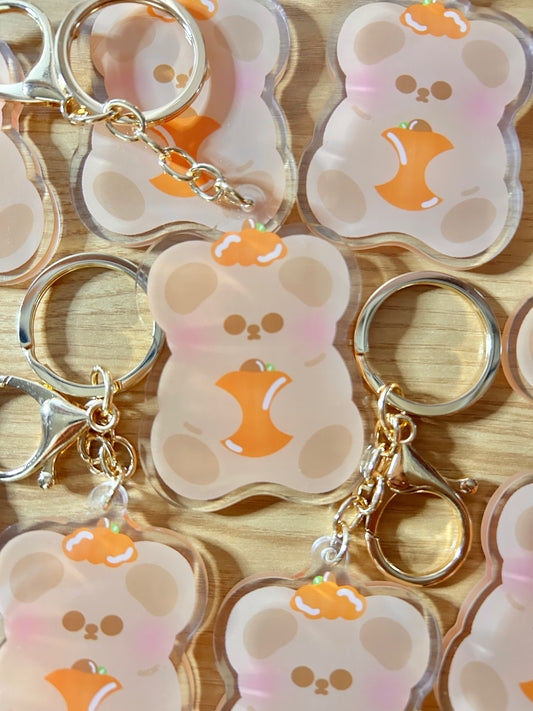 Comfys pumpkin keychain