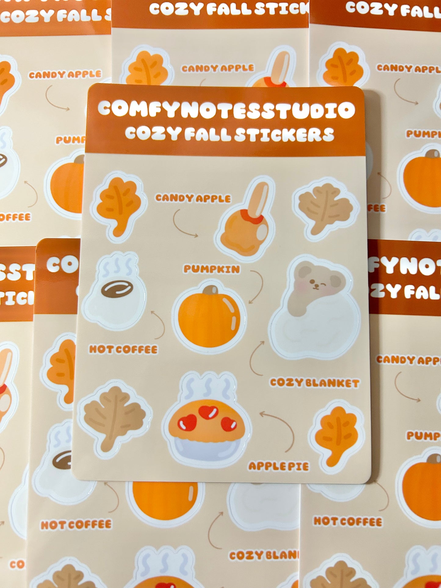 Fall sticker sheet