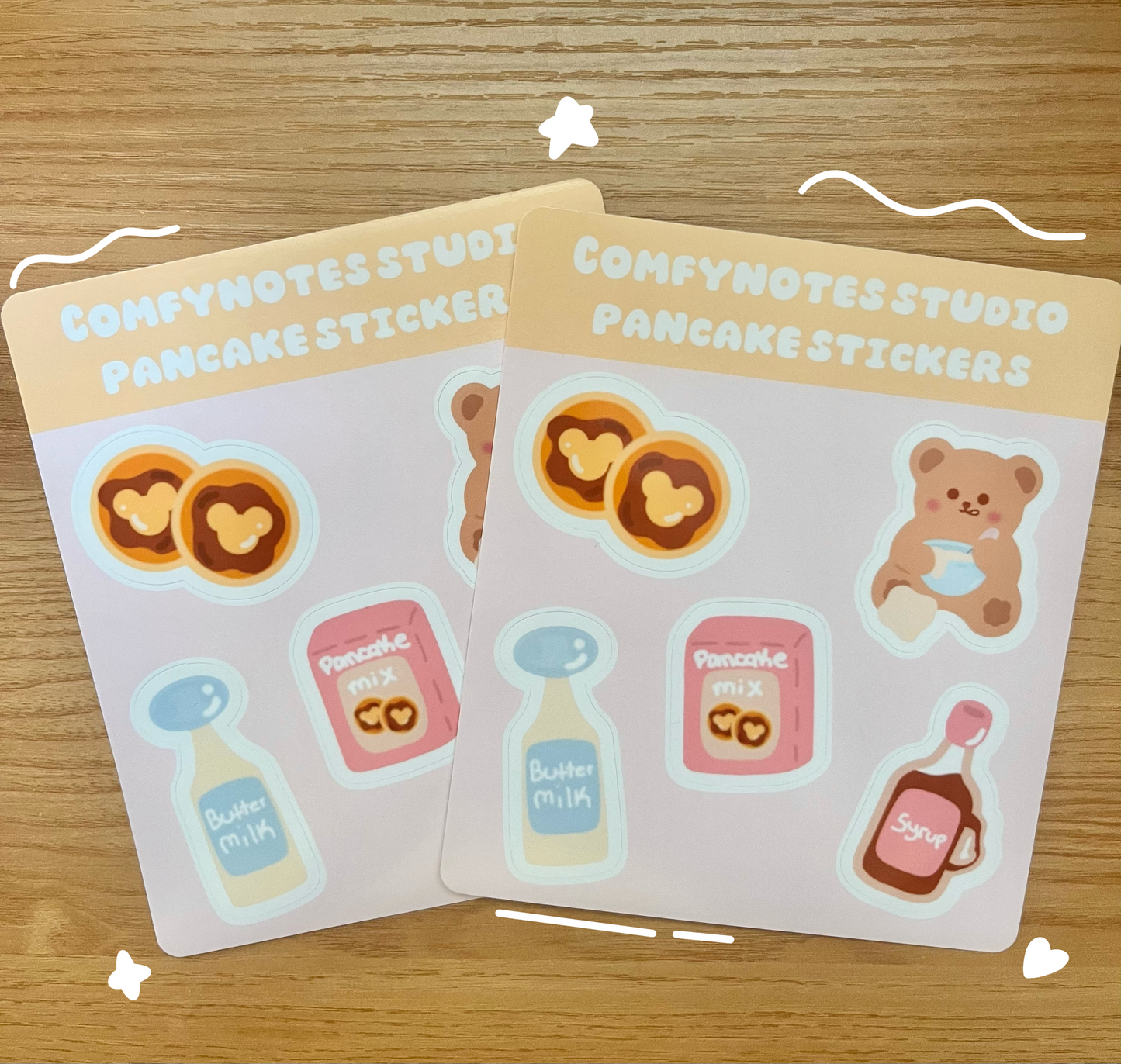 Pancake Sticker Sheet
