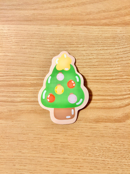Gingerbread holiday cookie sticker pack