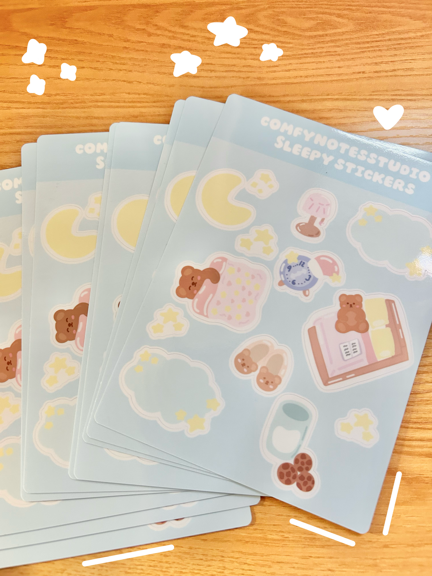 Sleepy Sticker Sheet