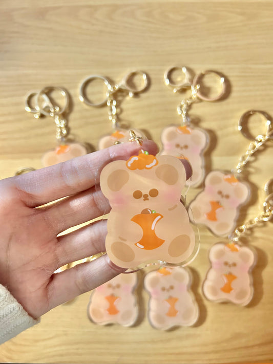 Comfys pumpkin keychain