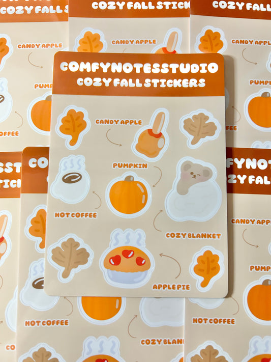 Fall sticker sheet