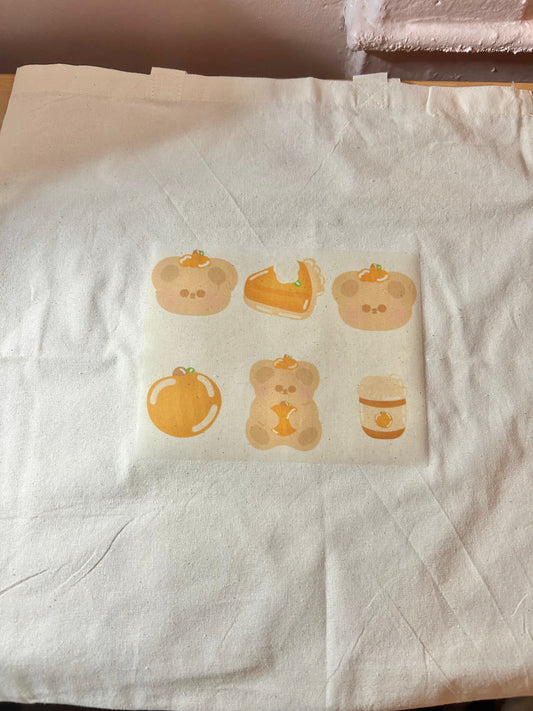 Comfys Pumpkin Tote Bag